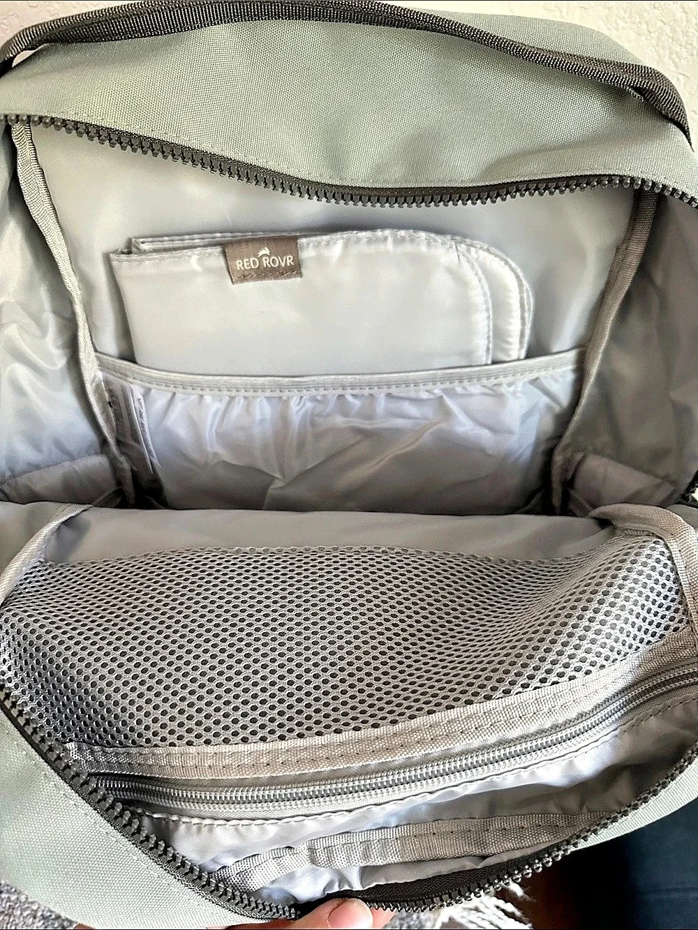 roo Diaper Bag Backpack in Green NWT